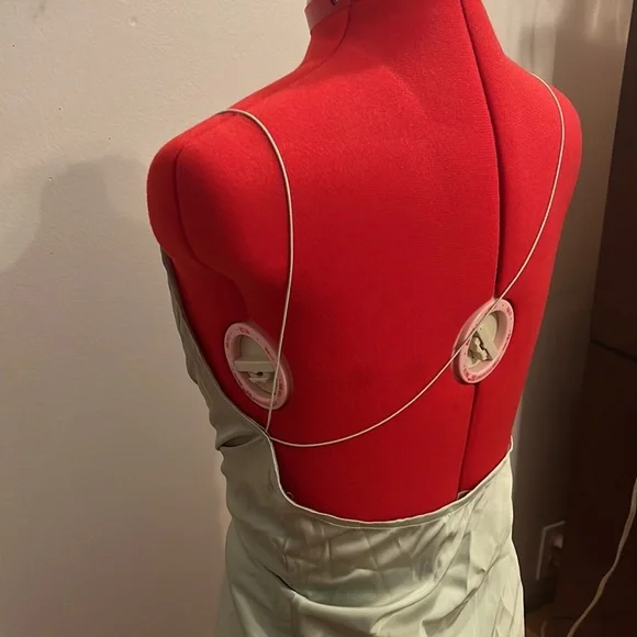 Isabelle’s Cabinet- Nowhere to go Honey Dew Slip Dress - Picture 4 of 5